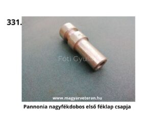 Pannónia nagyfékdobos kivitelhez való első féklap csap, veterán motorkerékpár fékrendszer alkatrész, pontos illeszkedés felújításhoz és javításhoz