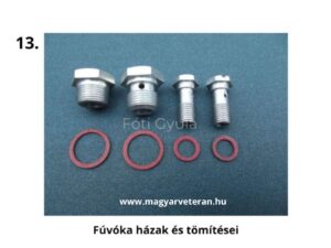 BK 27 karburátor fúvókaházak és tömítések Pannónia motorkerékpárhoz veterán alkatrészek