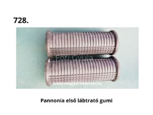 Pannónia motor első lábtartó gumi pár veterán motorkerékpár lábtartó alkatrész