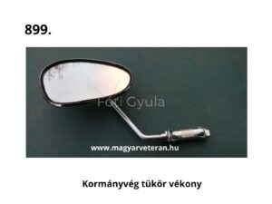 Pannonia vékony kormányvég visszapillantó tükör veterán motorkerékpár alkatrész