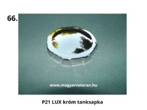 Pannonia P21 Lux króm tanksapka, motorkerékpár üzemanyagtank sapka