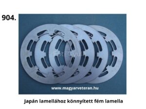 Japán kuplung rendszerhez könnyített fém lamella Pannonia átalakításhoz