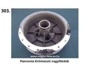 Pannónia motorkerékpár krómozott nagyfékdob, első vagy hátsó kerékhez, veterán alkatrész