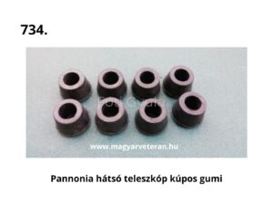 Pannónia motor hátsó teleszkóp kúpos gumi szilent veterán motorkerékpár futómű alkatrész
