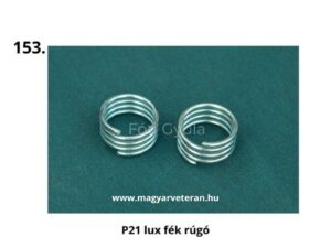 Pannónia P21 Lux veterán motorkerékpár fék rugó, fékszerkezet visszahúzó rugó klasszikus motor felújításhoz, horganyzott acél kivitel