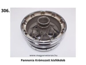 Pannónia motorkerékpár krómozott kisfékdob, veterán kerék alkatrész