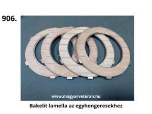 Pannonia bakelit kuplung lamella egyhengeres motorhoz kuplung alkatrész