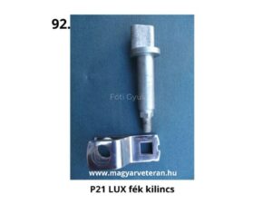 P21 Lux fék kilincs alkatrész veterán motorkerékpár fékrendszeréhez, eredeti kivitel
