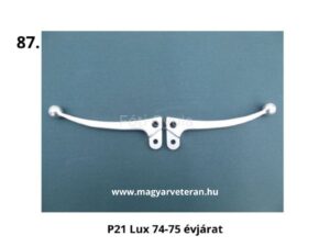 P21 Lux alumínium kezelőkar 1974–1975 évjáratú veterán motorkerékpárhoz, eredeti forma