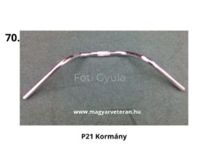 Pannonia P21 kormány, krómozott motorkerékpár kormányrúd