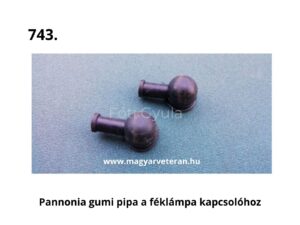 Pannónia motor féklámpa kapcsoló gumi pipa vezeték védő gumi veterán motorkerékpár elektromos alkatrész