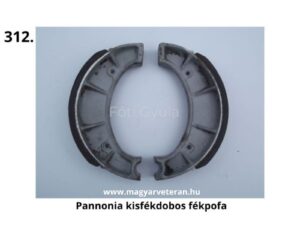 Pannónia motorkerékpár kisfékdobos fékpofa készlet, veterán fék alkatrész