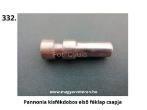 Pannónia kisfékdobos kivitelhez való első féklap csap, veterán motorkerékpár első fékhez, pontos illeszkedés felújításhoz és javításhoz