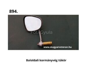 Pannonia bal oldali kormányvég tükör visszapillantó tükör veterán motorkerékpár alkatrész