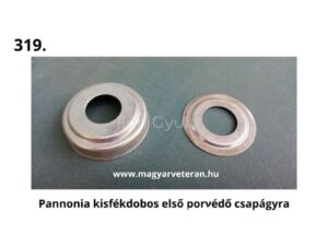 Pannónia motorkerékpár kisfékdobos első kerékhez való csapágy porvédő, veterán fékrendszer alkatrész