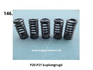 Pannónia P20 és P21 kéthengeres veterán motorkerékpár kuplungrugók, eredeti jellegű erőátviteli alkatrész, klasszikus motorfelújításhoz