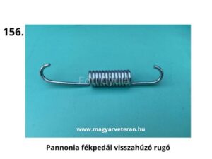 Pannónia fékpedál visszahúzó rugó krómozott kivitelben veterán Pannónia motorkerékpárhoz