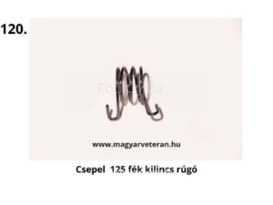 Csepel 125 fék kilincs rugó – magyar veterán motorkerékpár mechanikai alkatrész