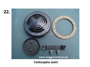 Pannonia motorkerékpár tanksapka szett, komplett üzemanyagtank zárókészlet alkatrészekkel