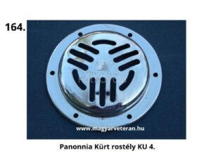 Pannónia KU 4 típusú krómozott kürt rostély veterán Pannónia motorkerékpárhoz