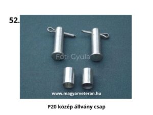 Pannonia P20 középállvány csap készlet, motorkerékpár állvány rögzítő elemek