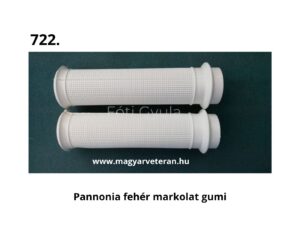 Pannónia motor fehér markolat gumi pár veterán motorkerékpár kormány markolat