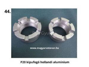 Pannonia P20 kipufogó hollandi alumíniumból, motorkerékpár kipufogó rögzítő elem