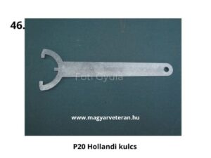 Pannonia P20 kipufogó hollandi kulcs, motorkerékpár szerelőszerszám