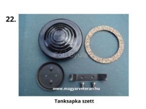 Pannónia veterán motorkerékpár tanksapka szett tömítéssel és rögzítő elemekkel