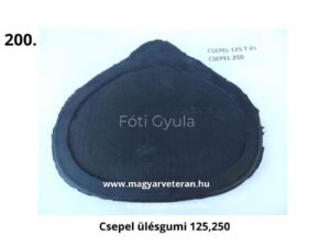 Csepel 125 T és 250 ülésgumi – magyar veterán motorkerékpár gumialkatrész