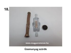 Pannónia motorkerékpár üzemanyag szűrők benzincsaphoz veterán alkatrészek