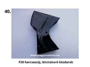 Pannonia P20 harcsaszáj lánctakaró középdarab, motorkerékpár láncvédő elem