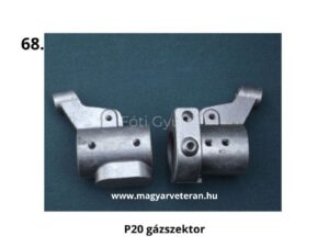 Pannonia P20 gázszektor, motorkerékpár gázkar mechanika