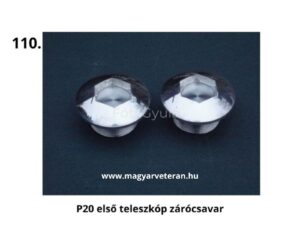 P20 első teleszkóp zárócsavar pár, Pannónia veterán motorkerékpár első villa zárócsavarok, krómozott kivitel