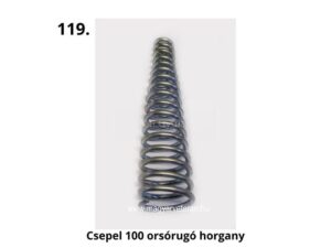 Csepel 100 horganyzott orsórugó – magyar veterán motorkerékpár mechanikai alkatrész