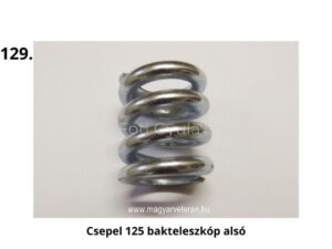 Csepel 125 hátsó teleszkóp alsó rugó – magyar veterán motorkerékpár mechanikai alkatrész