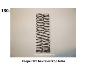 Csepel 125 hátsó teleszkóp felső rugó – magyar veterán motorkerékpár mechanikai alkatrész