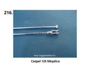 Csepel 125 fékpálca – fém rudazat fékrendszerhez magyar veterán motorkerékpárhoz