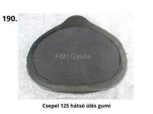 Csepel 125 hátsó ülés gumi – magyar veterán motorkerékpár gumialkatrész