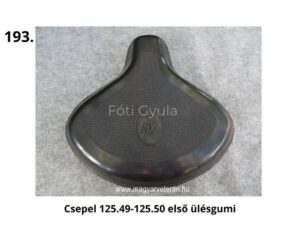 Csepel 125.49–125.50 első ülésgumi – magyar veterán motorkerékpár gumialkatrész