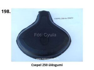 Csepel 250 és 250/U ülésgumi – magyar veterán motorkerékpár gumialkatrész