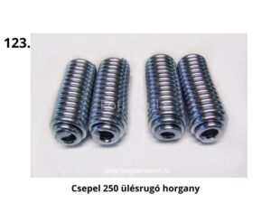 Csepel 250 horganyzott ülésrugó – magyar veterán motorkerékpár mechanikai alkatrész