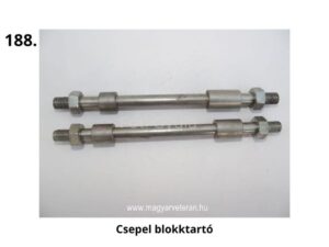 Csepel blokktartó csavarok – magyar veterán motorkerékpár mechanikai alkatrészek