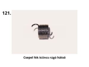 Csepel hátsó fék kilincs rugó – magyar veterán motorkerékpár mechanikai alkatrész