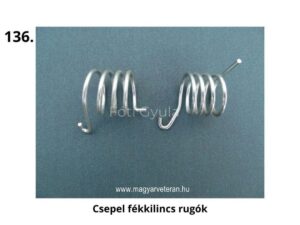 Csepel fékkilincs rugók – magyar veterán motorkerékpár mechanikai alkatrészek
