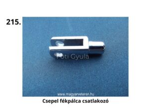 Csepel fékpálca csatlakozó – fém rögzítőelem magyar veterán motorkerékpárhoz