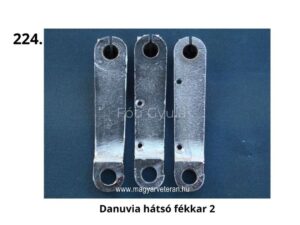 Danuvia hátsó fékkar 2 – fém fékalkatrész gumibetétes csatlakozással magyar veterán motorkerékpárhoz