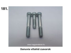 Danuvia villahíd csavarok – magyar veterán motorkerékpár mechanikai alkatrészek