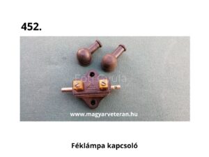 Pannónia motorkerékpárhoz való féklámpa kapcsoló, gumis védősapkákkal ``