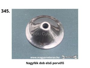 Pannónia nagyfékdobos első porvédő kupak veterán motorkerékpár első kerékhez